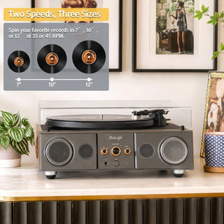 Performance Record Player with Built-in 70W Speakers System T27S