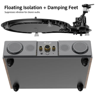 Performance Record Player with Built-in 70W Speakers System T27S