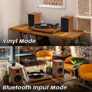 high_quality_record_player_hifi_system_with_external_speakers_3 - Retrolife Official Store