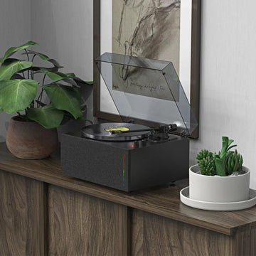 All-in-One Bluetooth Vinyl Record Player with Built-in Speakers & Magnetic  AT-3600L Cartridge HQKZ008