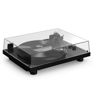 Upgraded Bluetooth Turntable with Anti-Skate Control & MM Stylus