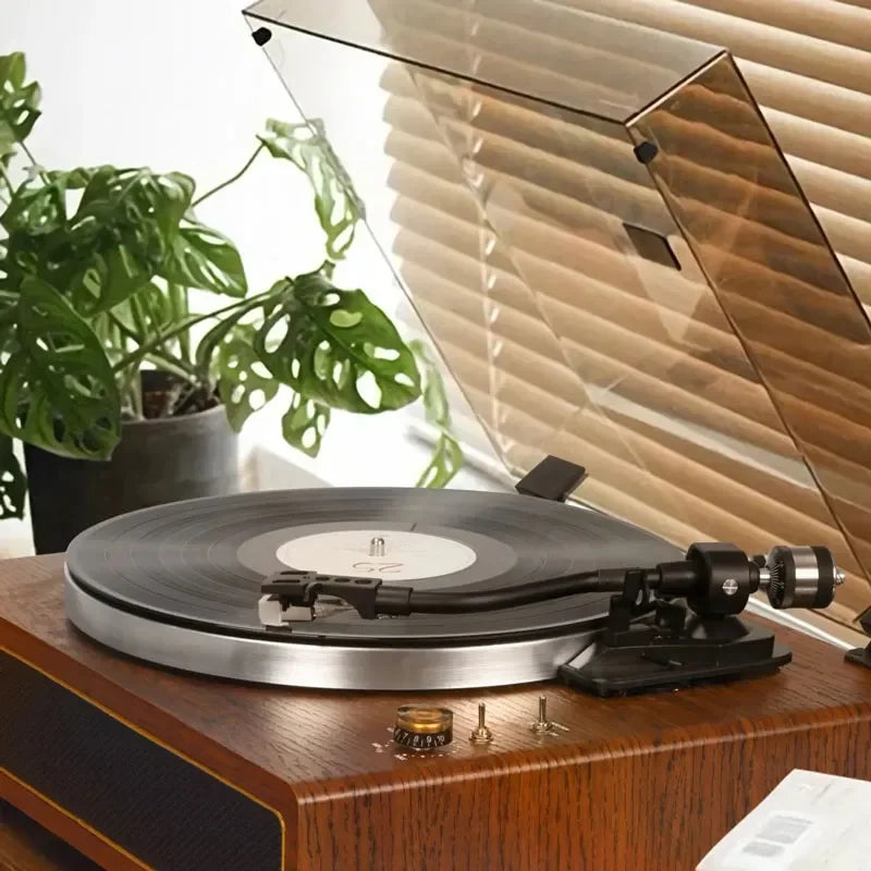 Modern Bluetooth Record Player & Turntable Stand Bundle R517 - Retrolife Official Store