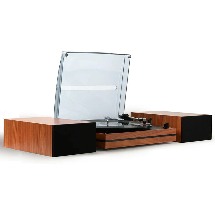 Bluetooth Turntable with 30W External Bookshelf Speakers R612 - Retrolife Official Store