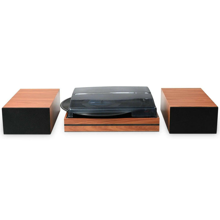 Bluetooth Turntable with 30W External Bookshelf Speakers R612 - Retrolife Official Store