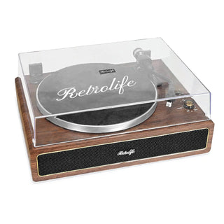 Retro Style Bluetooth Input Record Player with 40W HiFi Speakers & ATN-3600L Stylus R517