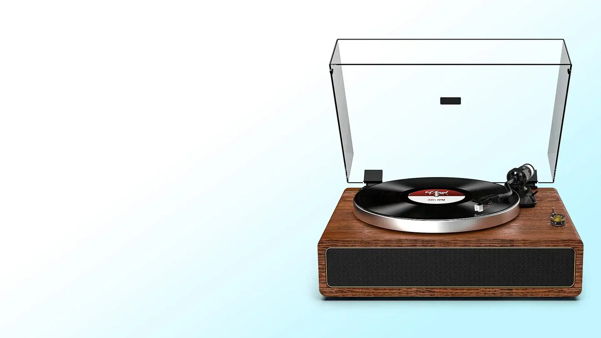 Retrolife Retrolife Vintage Bluetooth Record Player with Built-In Stereo Speakers ...