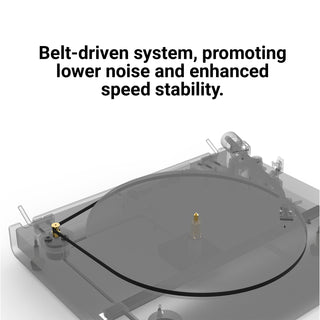 Premium Belt Drive Turntable with MM Cartridge HQKZ-011