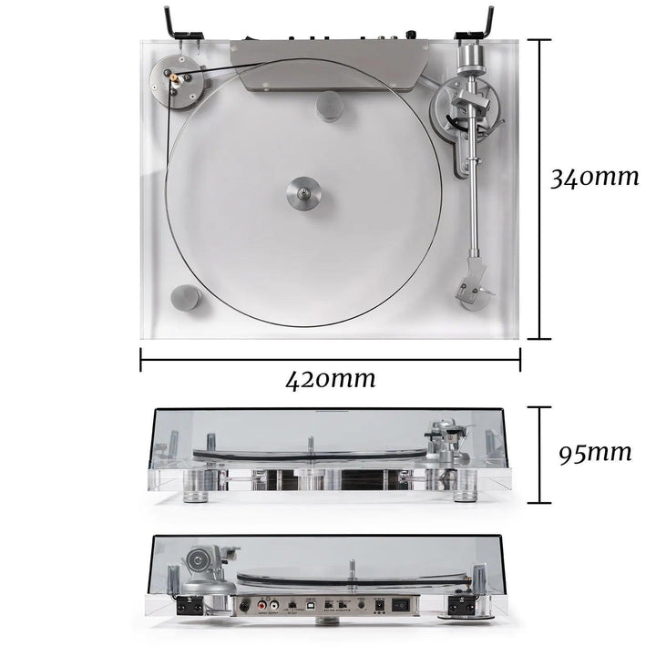 retrolife-ice1-the-arcylic-clear-bluetooth-vinyl-turntable-13 - Retrolife Official Store