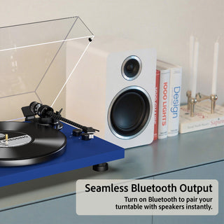 High Fidelity Bluetooth Output Turntable with ATN-3600L MM Cartridge