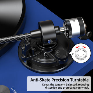 High Fidelity Bluetooth Output Turntable with ATN-3600L MM Cartridge