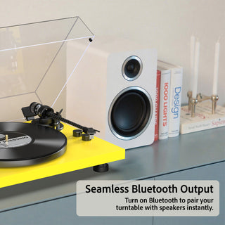 High Fidelity Bluetooth Output Turntable with ATN-3600L MM Cartridge