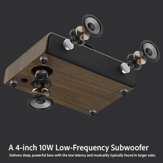 High Performance Record Player with Built-in Stereo Speakers RT522  Retrolife Official Store 