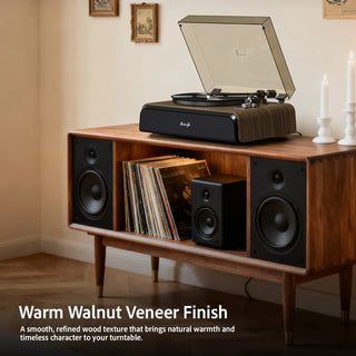 High Performance Record Player with Built-in Stereo Speakers RT522  Retrolife Official Store 
