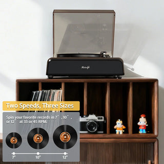 High Performance Record Player with Built-in Stereo Speakers RT522  Retrolife Official Store 