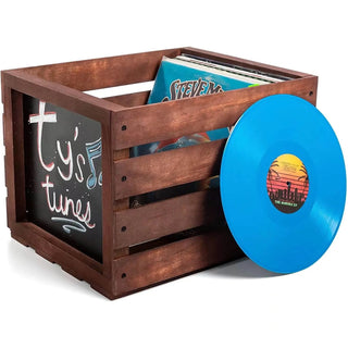 Wooden Vinyl Record Storage